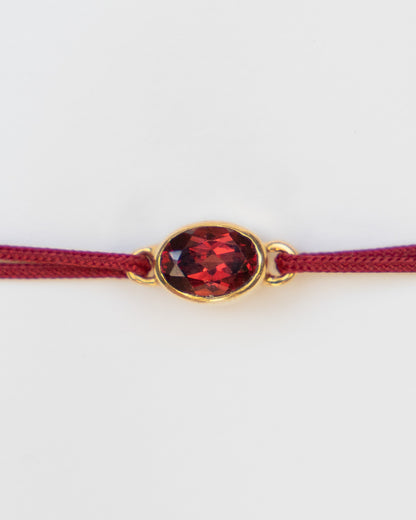 Bracelet Lagon grenat