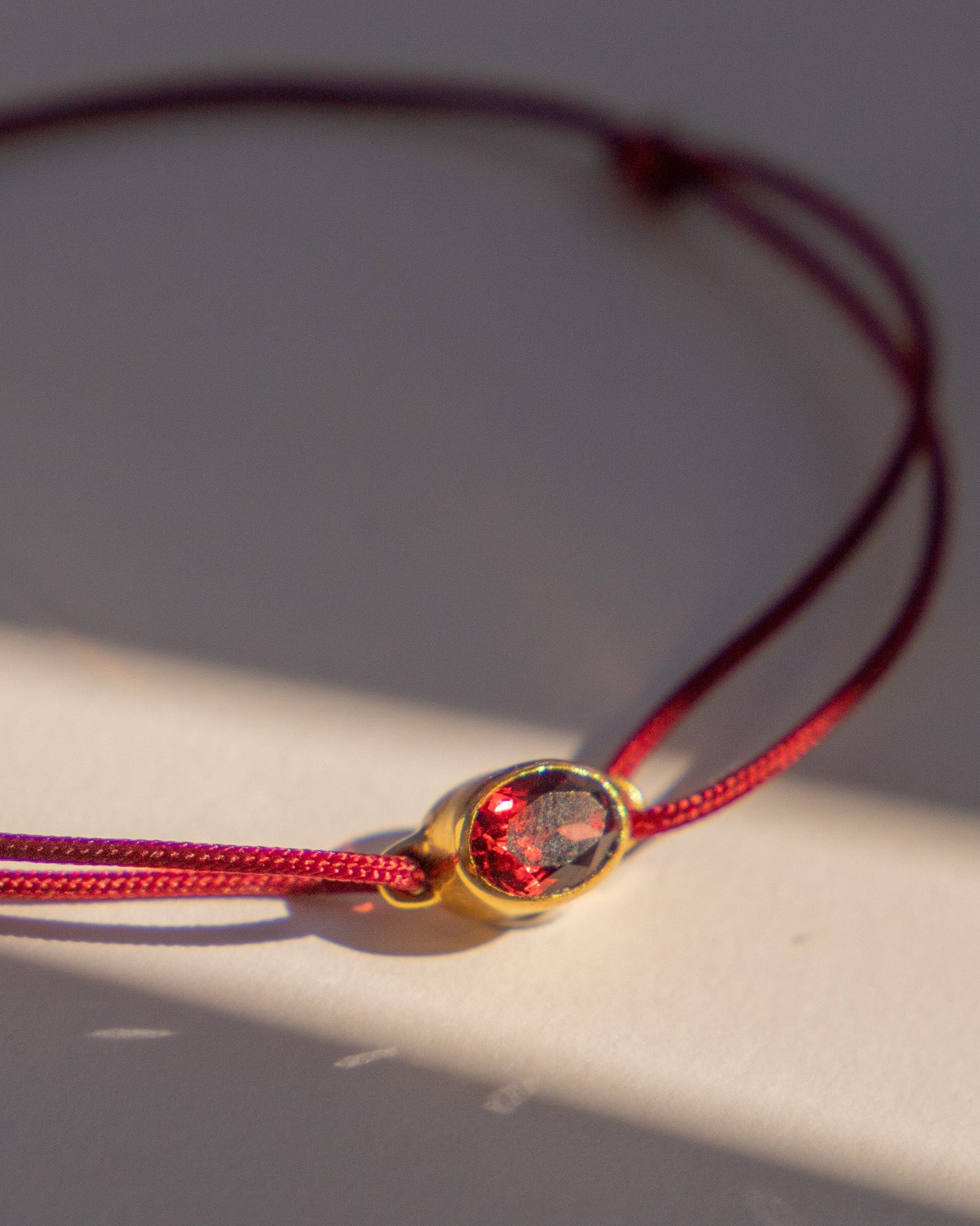 Bracelet Lagon grenat