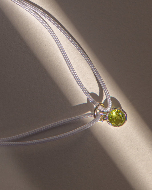 Cap Ferrat peridot bracelet