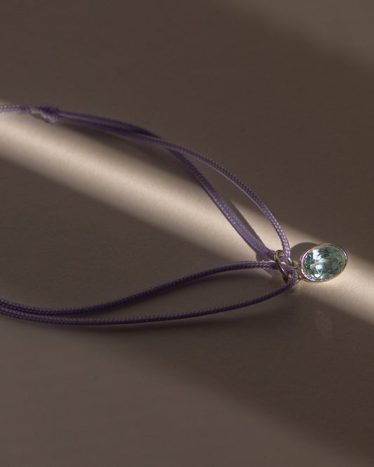 Bracelet Olive topaze bleue