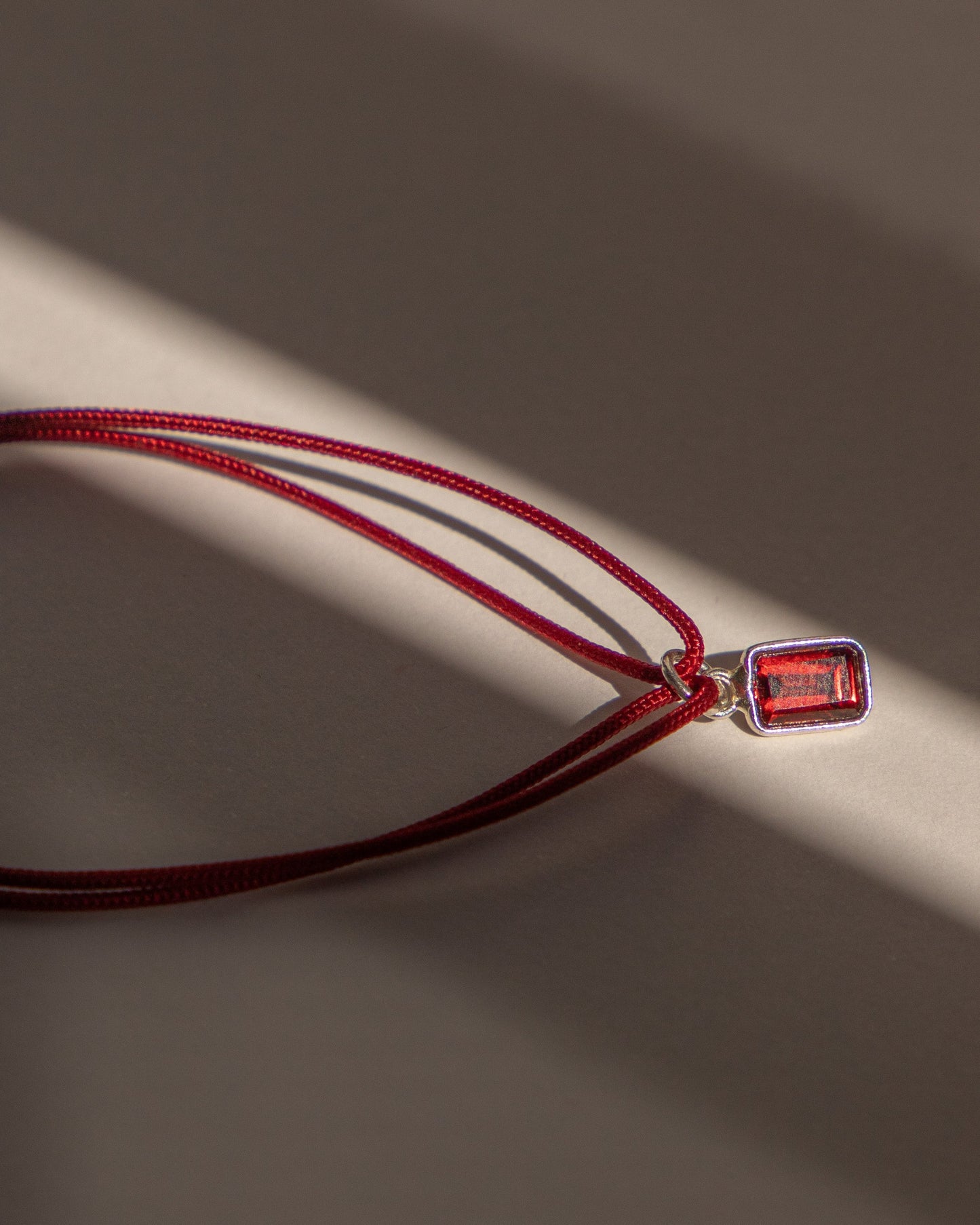 Bracelet Rocher grenat