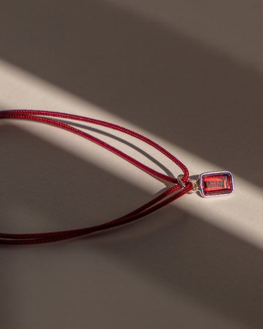 Bracelet Rocher grenat